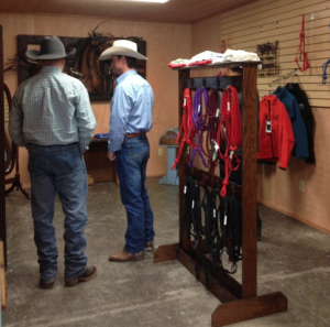 Chris Cox browses the Horsemanship Plus store